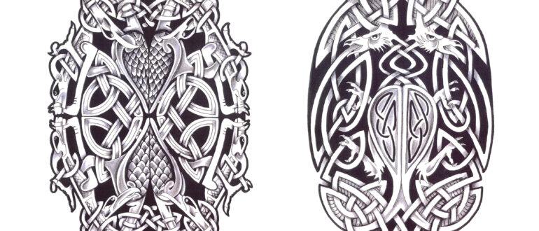 Эскизы татуировок. Кельтские узоры.